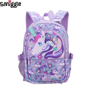 Australia Smiggle Original Children's Schoolbag Girls Backpack Purple Butterfly Unicorn School 16 Inches Cute Beautiful Kids Bag&amp;--&amp;
