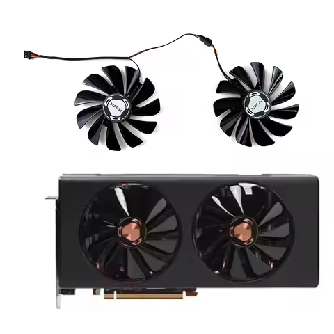 NEW XFX Radeon 95MM 4PIN DC12V FDC10U12S9-C RX 5500 XT 8GB GPU Fan RX 5500 RX 5600 5700 XT RAW II Co