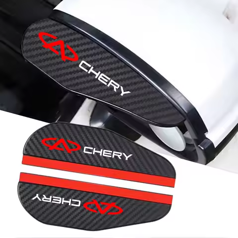 2Pcs Carbon Fiber Car Rearview Mirror Eyebrow Rain Cover for Chery Tiggo 2 3 4 5 6 7 8 3X 5X Pro T11