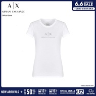 Armani Exchange เสื้อยืดผู้หญิง รุ่น XW000386-AF10354-U0002 - สีออฟไวท์