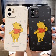 Straight edge Rubik's Cube case for iphone 14promax 11 13 12 7Plus X XS Max winnie the pooh Cover