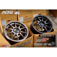 ล้อแม็ก aow auto option tc105n flow froming รีดเบา แข็งแรง racing wheel ล้อแมก