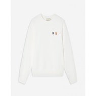 Maison Kitsune Cross-border Best Selling Correct Version Mk Couples Sweater Badge Embroidered Fox He