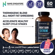 Night Burn Extreme - Fat Loss Supplement, Weight Loss Support While Sleeping, Metabolism Boost + Sle