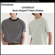 COVERNAT Basic Striped T-Shirt 2Colors