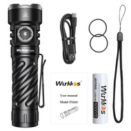 Wurkkos TS26S Rechargeable 21700 LED Powerful Flashlight 519A Max 3100LM IPX8 with Mag-Tail Torch 3A