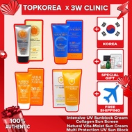 ★คลินิก3W★<<4 TYPE Sun >> กันแดดยูวีแบบปกป้องหลายระดับ ,, ครีมกันแดดยูวีเข้มข้น ,, คอลลาเจนครีมกันแด
