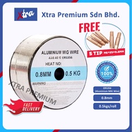 ALUMINIUM MIG WIRE ER5356 - 0.8MM (0.5KG) (FOC 5PCS TIP M6*25*0.8MM) D100  #5356
