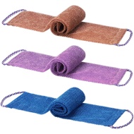 3 Keping Span Jaring Afrika, Penyental Belakang Mandi Pengelupasan Afrika dengan Pemegang, Kulit Scr