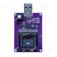 EMMC153 burner seat to USB3.0 mirror read and write EMMC chip test bga153 test rack GL3224