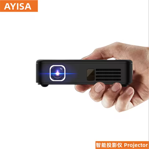 D13 4K Android7.1.2 Mini dlp Projector smart handheld beamer 8000mAh Battery HD 1080P Home Proyector