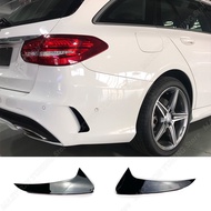 Rear Bumper Air Vent Canard Flaps Cover Splitter Trim For Mercedes Benz C Class S205 Estate/Wagon C1