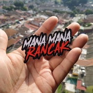 mana mana rancak berdosa sticker