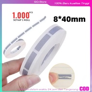 Contents 1000 8X40mm Sticker Cover Voucher Scratch/ Scratch Off Label Scrub Cover Sticker Rub PIN