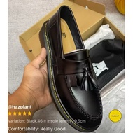 [READY STOCKS] DR MARTENS LOAFER 100% ORIGINAL LEATHER TASSEL ADRIAN SMOOTH UNISEX AIR WAIR TOP SAND