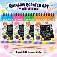 Page 10 Colorful DIY Scratch-Art Sketchbook for Kids – Party Favor & Art Doodle Book