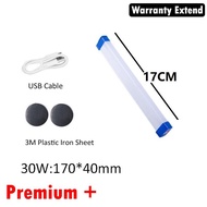 17CM-72CM LED Light Tube 30W-200W Portable USB Rechargeable Emergency Light Tube For Camping Lamp Ou