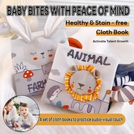 Baby Toy Sunflower Cloth Story Book Newborn Learning 0-3 Years 6-12 Month Education