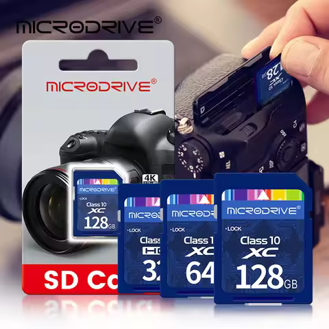 Ultra Original SD Card 32GB SDHC 64GB 128GB 256GB SDXC Class10 Memory Card 16GB USH-1 Support for Ca