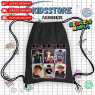 Roger JR BAUTI Kids String Bag Free Name Cordura Drawstring Bag/ Inter Miami Roger Jr Fashion Kids B
