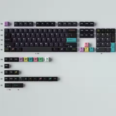 GMK Dracula Keycap Sets Cherry Profile DYE Sublimation PBT Keycaps For Gateron Outemu Switches Mecha