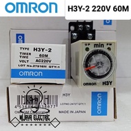 Omron H3Y-3 Timer/ h3y2 220vac 60min 8pin plus socket