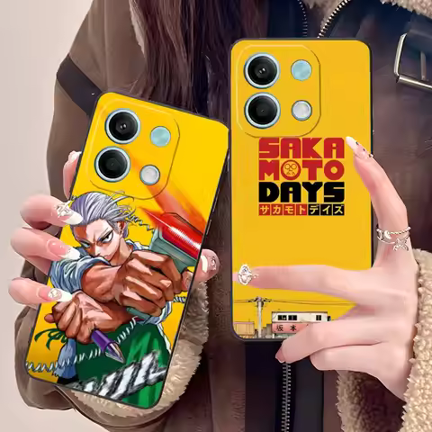 Sakamoto Days Mobile Phone Case for POCO M6 M5 M4 M3 X7 X6 X5 X4 X3 F6 F5 F4 Pro GT 5G Colour Printi