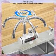 [Redjie.sg] Electric Instant Heating Water Faucet Heater 3000W Water Heater Kitchen Supplies