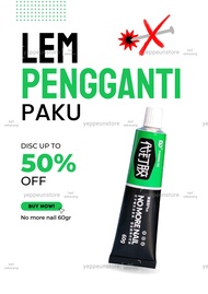 Lem Pengganti Paku Tembok Lem Serbaguna Super Kuat Lem Besi  60gr
