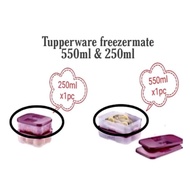 Tupperware freezermate  250ml(1pc)& 550ml(1pc)