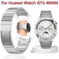 No Gaps Original Metal Strap for Huawei Watch GT4 46mm Stainless steel replaceable wristband Correa 