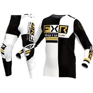 2025 New FXR Motorcycle Riding Suit Set, Off Road Adventure Racing Suit, Long Sleeve Stretch Design,