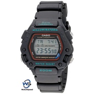 Casio DW-290-1V Black Resin Stopwatch Digital 200M Men's Watch