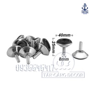 50 Premium Furniture Legs x 40 x 25 mm