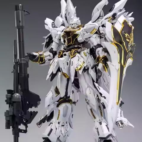 Huixing Tech Assembly Model Kit 1/100 Scale MG In Stock White Wolf Sinanju Crimson Triple Speed Coll