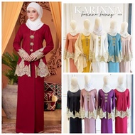 Karinna Kebaya Kurung Moden. 9134 Karinna Kurung Kebaya Moden Sulam Lace. Baju Kurung. Baju Kurung R