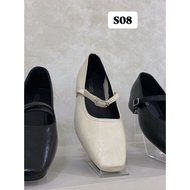 Dove 3cm tofu heel Fashion shoes 36-40 S08