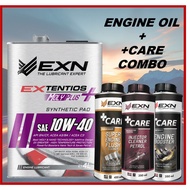 [COMBO DEALS] EXN EXTENTIOS SAE 10W-40 MOLY PLUS (4L) + EXN +CARE CARCARE