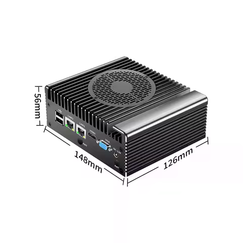 SZBOX R12 Soft Router i3-1215U i5-1235U i7-1255U DDR4 3200MT/s SSD PfSence Firewall Computer