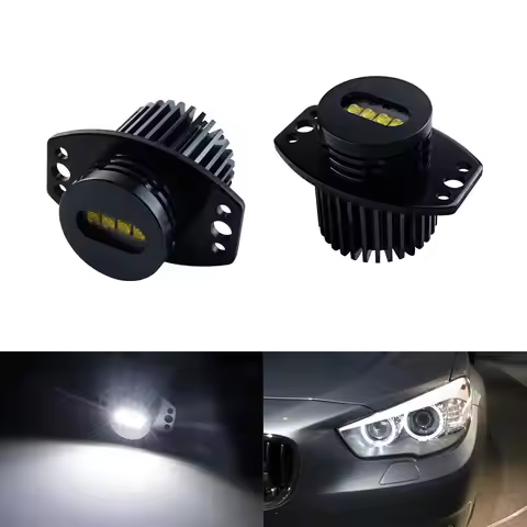 No Error LED Marker Angel Eyes Halo Light For 04-08 BMW 3 Series E90 E91 Pre-LCI