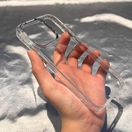 Clear Phone Casing For SAMSUNG S25 S25FE S24 Ultra 23 S22 S21 S20 Plus A26 A16 A36 Note 20 A55  A35 