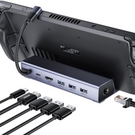 Docking Staion for Steam Deck, QUUGE 6 in 1 Steam Deck Dock Support HDMI 2.0 4K60Hz Output, 1 * 1000