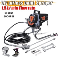 8000W 3000PSI Airless Spraying Machine Wall Paint Sprayer Kits Airbrush Professional Airless Spray M