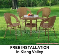 Q 10 Outdoor Furniture / Water Resistant Outdoor Set / Sunproof and Water Resistant Outdoor Set / 4 