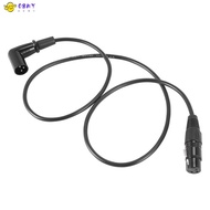 Right Angle Male to Female XLR Cable, Microphone Cord,  Signal Wire Cord for Equilibrium / Mixer / A