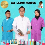 GoShop - Short-sleeved Laboratory Coat PPE Practical Coat