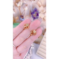 High-end luxury 4-leaf clover earrings