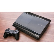 Original Ps3 Super Slim sony + HDD 500gb + 2 Stick Warlles + Full Games - 160GB HDD 2 STICKS