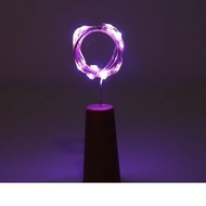 櫻花 - 紫光✿LED DIY裝飾燈串✿酒瓶燈✿滿天星酒瓶塞✿圍牆掛燈