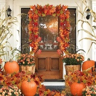 Artificial Maple Leaves Autumn Scenery Wall Decoration Simulation Maple Leaves Halloween Christmas D